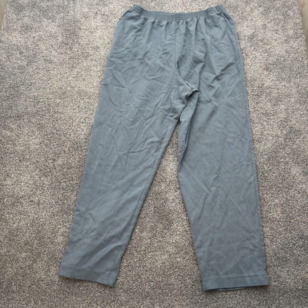 Vintage Alfred Dunner Pants 20 Blue Chambray High Rise 80s 90s Mom Jeans Pockets